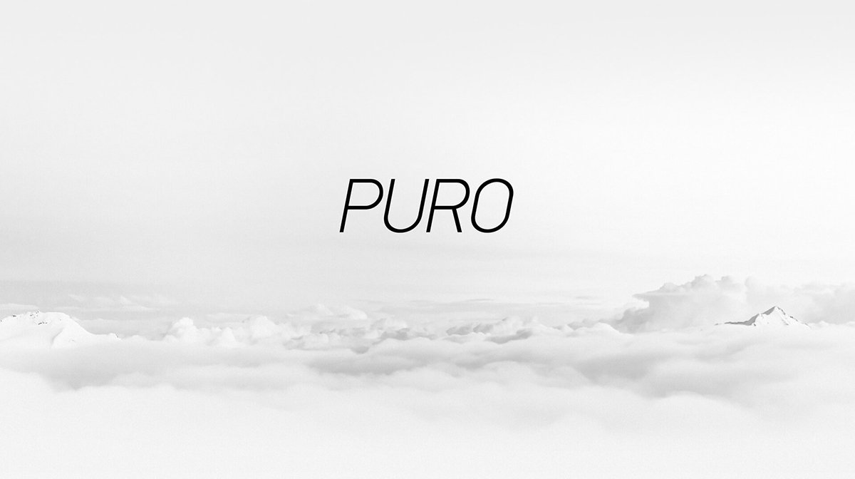 PURO水品牌設計  標志設計