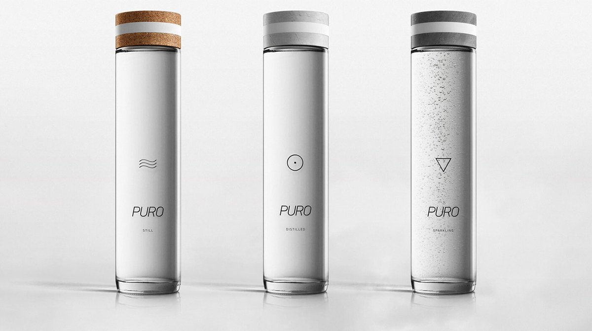 PURO水品牌設計  包裝設計