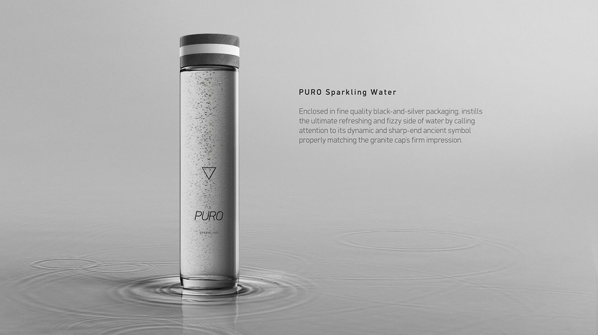 PURO水品牌設計  包裝設計