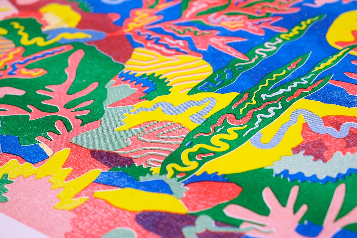 “巫RISOGRAPH”紡織品品牌設計  印刷品設計展示