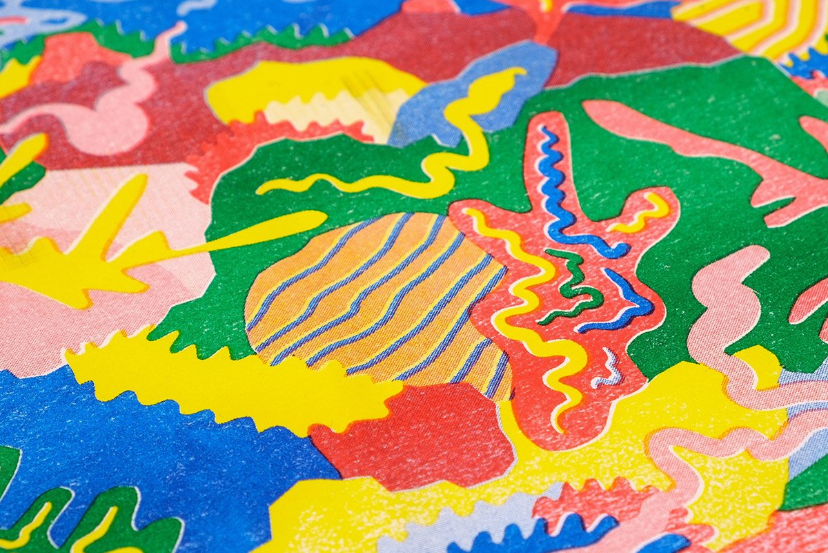 “巫RISOGRAPH”紡織品品牌設計  工藝品設計展示