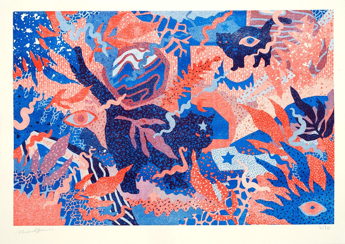 “巫RISOGRAPH”紡織品品牌設計  工藝品設計展示
