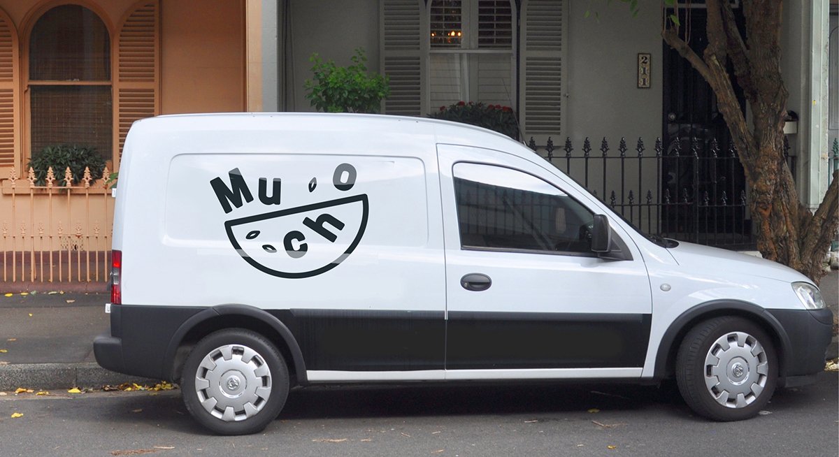 Mucho購物網站品牌設計  車體廣告設計展示