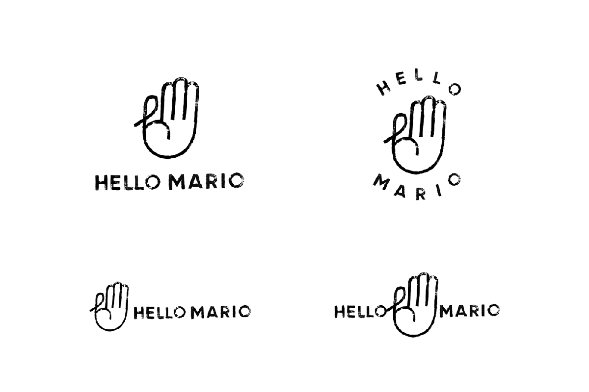 HELLO MARIO手工制品品牌形象設計  標志排版設計展示