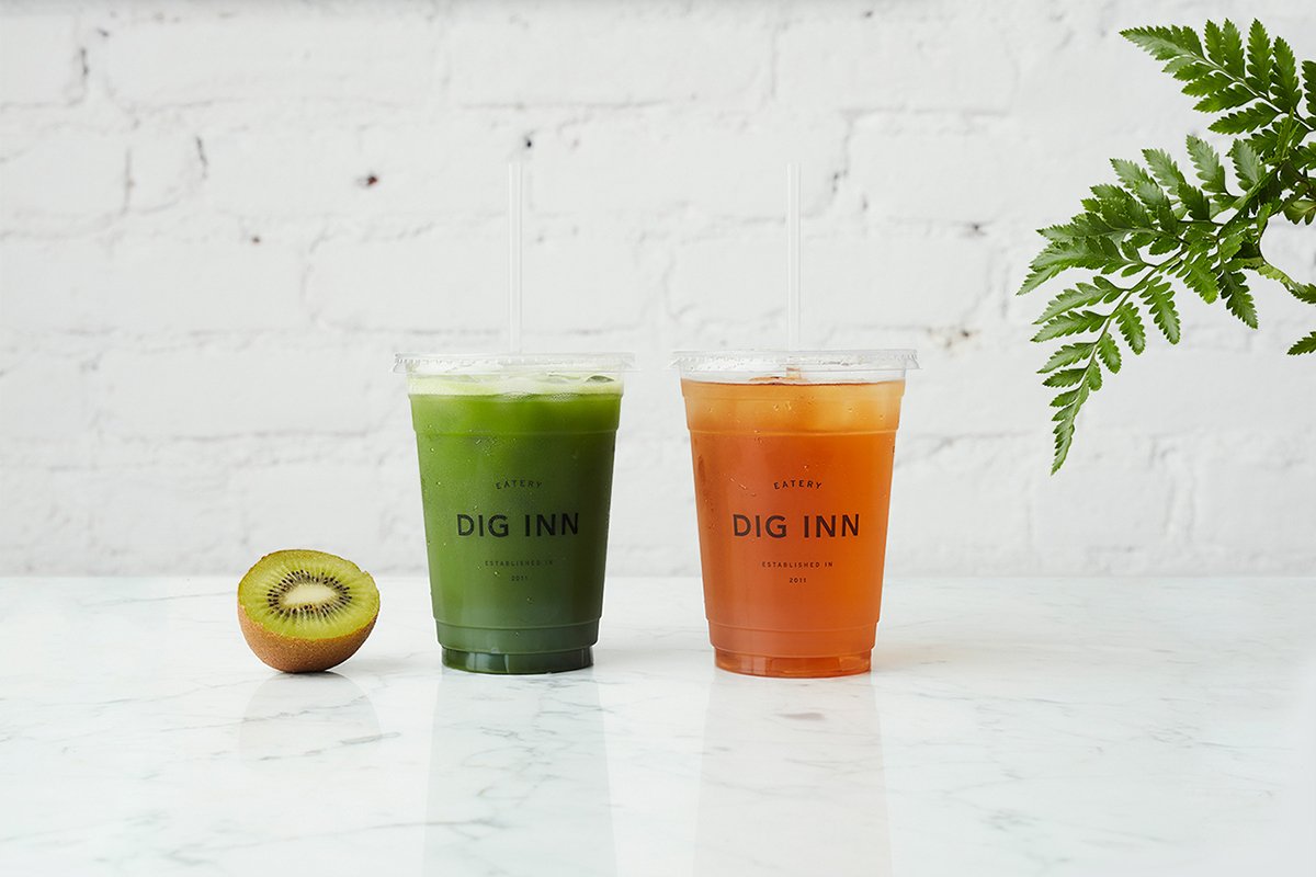 DIG INN酒店品牌設計  飲料杯設計