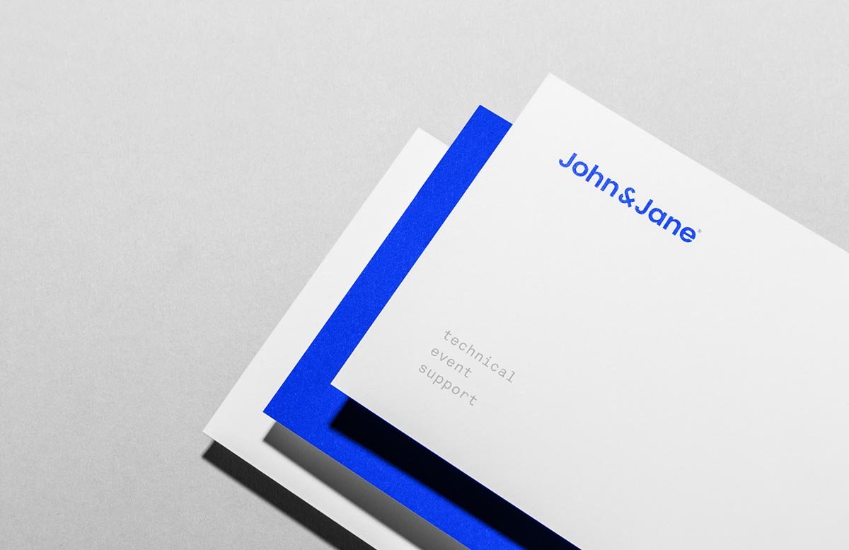 John＆Jane戲劇場所品牌形象設計  名片設計