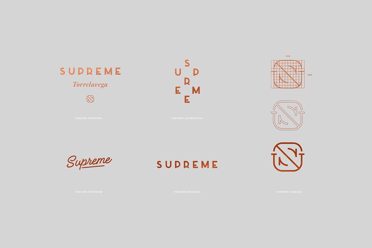 深圳品牌設計  深圳品牌策劃  Supreme服裝品牌形象設計  圖標設計