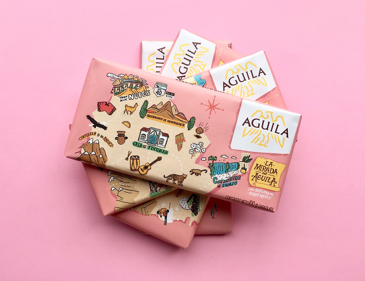 深圳品牌設計  深圳品牌策劃  AGUILA巧克力品牌形象  包裝展示