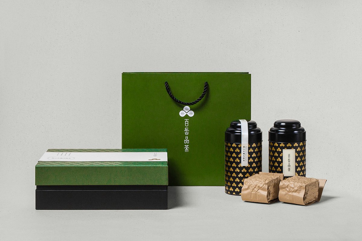 深圳品牌設計  深圳品牌策劃  百岳茶茶葉品牌形象設計  包裝設計