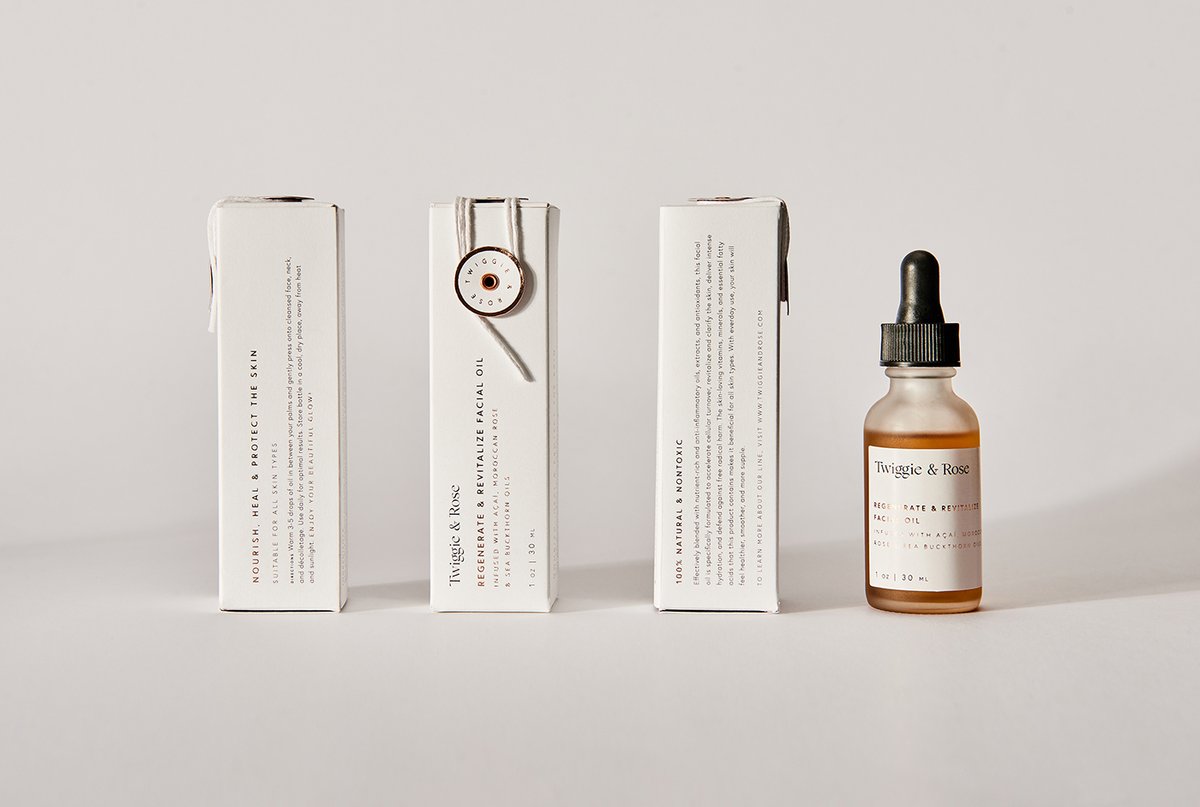 天然有機護膚品品牌設計——Twiggie＆Rose品牌包裝設計，品牌設計，護膚品品牌設計，包裝設計，護膚品包裝設計，品牌設計案例，護膚品品牌設計案例