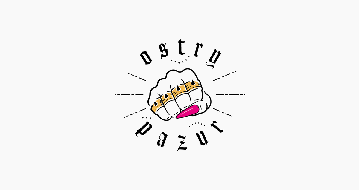 Ostry Pazur美甲中心品牌設(shè)計(jì)案例——“鋒利的爪子”個(gè)性化的品牌形象，品牌設(shè)計(jì)，品牌設(shè)計(jì)案例，美甲品牌設(shè)計(jì)，品牌形象設(shè)計(jì)，深圳品牌設(shè)計(jì)