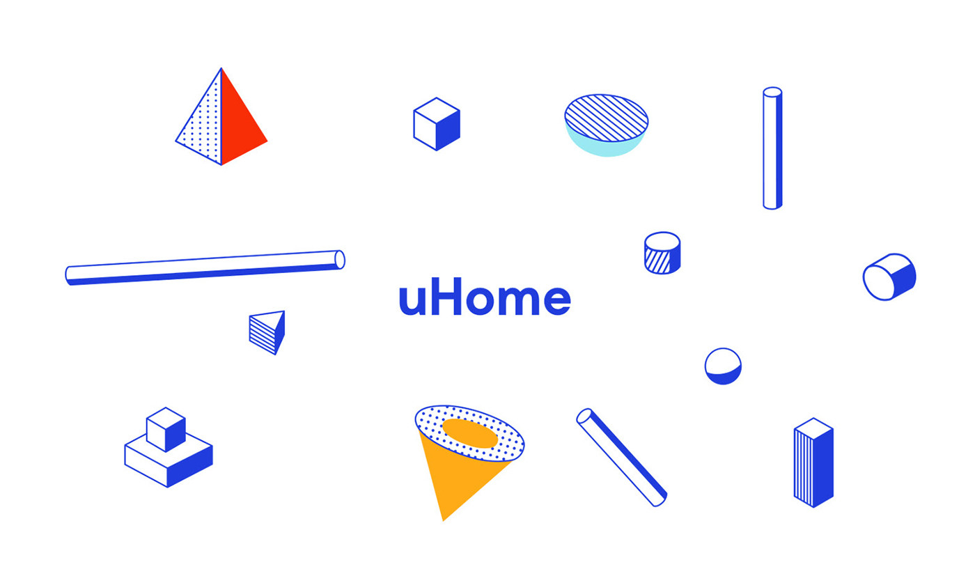 UHome創意平臺插畫賞析——形象策劃和品牌設計案例，家居形象策劃，深圳品牌設計，插畫設計，左右格局