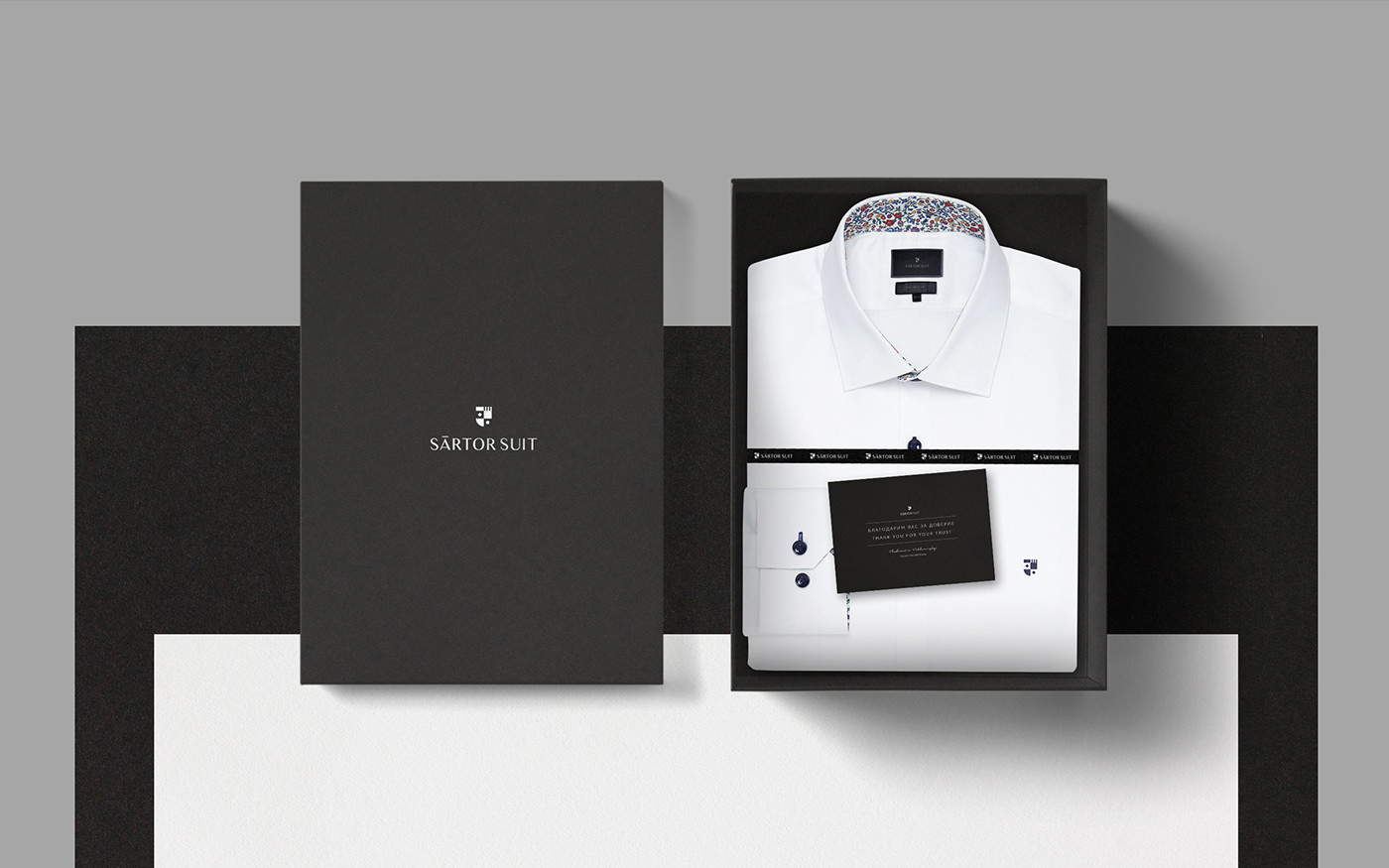 SártorSuit 時尚男士西裝奢侈品牌重塑案例，服裝品牌形象升級，深圳品牌設計，左右格局