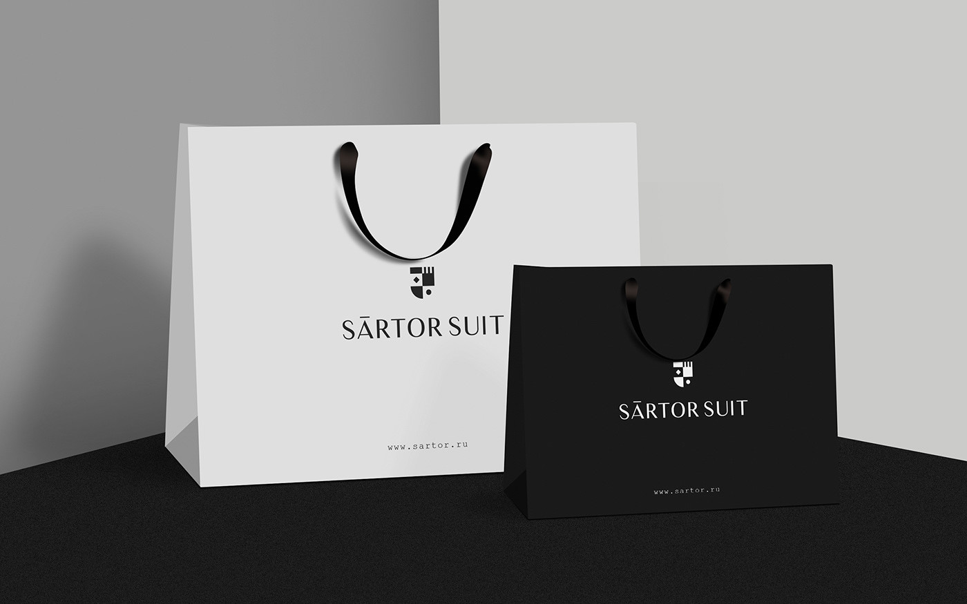 SártorSuit 時尚男士西裝奢侈品牌重塑案例，服裝品牌形象升級，深圳品牌設計，左右格局