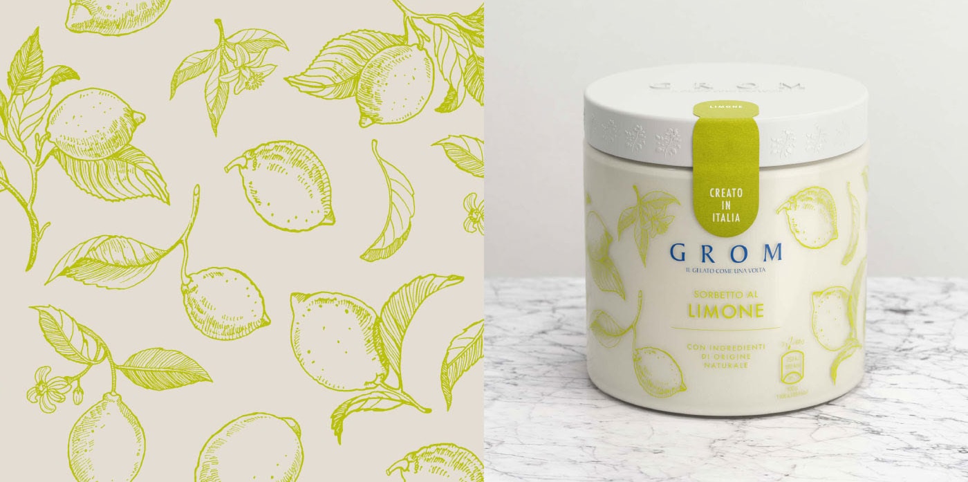 國際知名GROM意式冰淇淋品牌設計——包裝設計形象升級，食品品牌設計，食品品牌策劃，品牌戰略升級，深圳品牌設計，左右格局