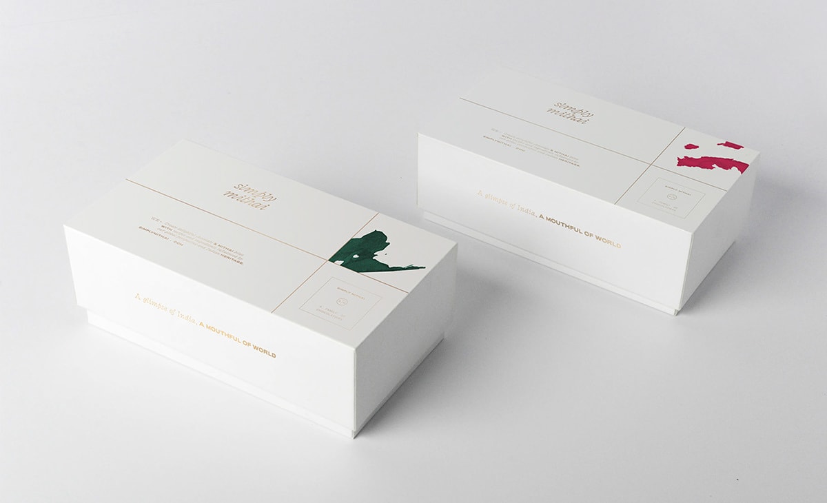 Simply Mithai清真面包店品牌設計——精美包裝品牌策劃，食品品牌設計，面包店設計，品牌包裝策劃，深圳品牌設計，左右格局