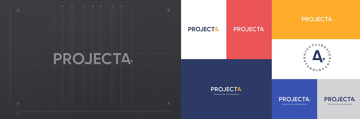 PROJECTA 建筑室內企業品牌設計——傳統品牌轉型升級，建筑企業品牌設計，傳統品牌升級，深圳品牌設計，左右格局