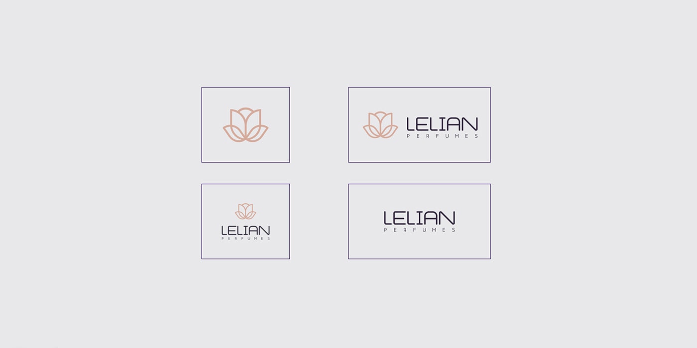 簡約精致 LELIAN 香水奢侈品品牌設計案例，香水品牌設計，化妝品品牌設計，深圳品牌設計，左右格局